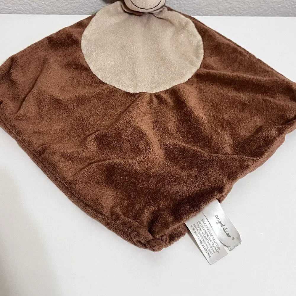Angel Dear Brown Monkey Security Blanket Lovey Lovie Blankie Plush